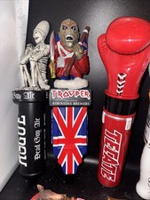 Lot Of 7 Mostly New Tap Handles Modelo Tecate Iron Maden Trooper Shiner Labatt
