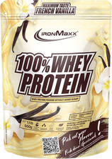 Ironmaxx 100% Whey Protein Pulver 500G - Vanille | Cremiger Eiweißshake Mit Bcaa