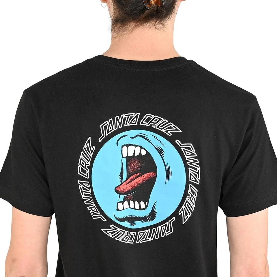 Etnies X Santa Cruz Screaming Hand T-Shirt S/S - Noir - Photo 2/4