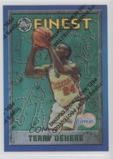 1995-96 Topps Finest Refractor Terry Dehere #102 0p10