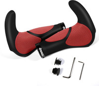 Fahrradgriffe 22 Mm Ergonomisch Lock-On Rutschfest Lenkergriffe Mit HöRnchen