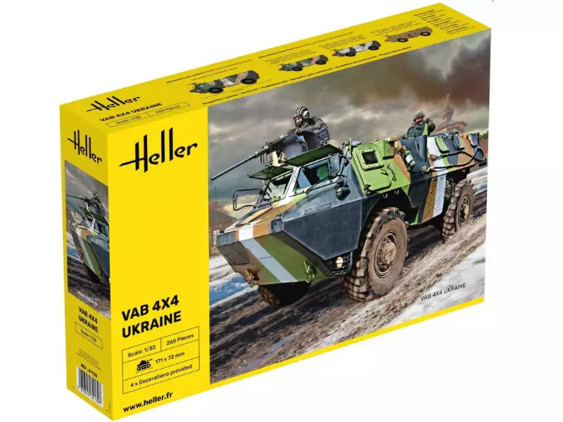 Maquette VAB 4x4 Ukraine 1/35 en plastique injecté haute précision