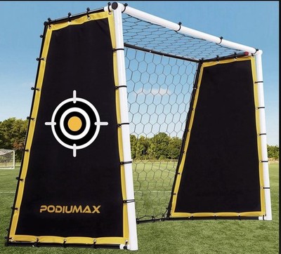 PodiuMax 4 in 1 Soccer Goal & Rebounder, 7x5ft. New - Open Box