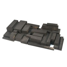  Lot of 56 Poco Varying Sized Pieces 11.40lb Semiconductor Grade Graphite Blank