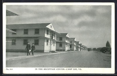 Ansichtskarte Camp Lee, VA, In the Reception Center 1941 