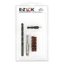 Zoro Select Ez-650-6 Thread Repair Kit, Self Locking Thread Inserts, Steel, 10,