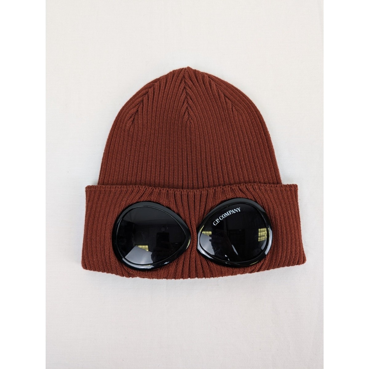 C.P Company Q:2 / Goggles Beanie Cap / Hat in Brown BNWT One Size