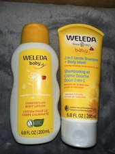 Weleda Calendula Baby Shampoo and Body Wash 6 8 fl oz 200 ml+ Free Lotion