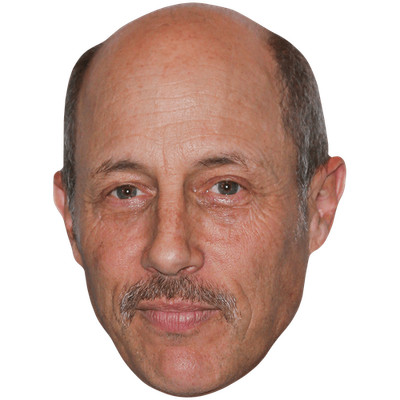 Jon Gries (Moustache) Celebrity Mask, Flat Card Face, Fancy Dress Mask