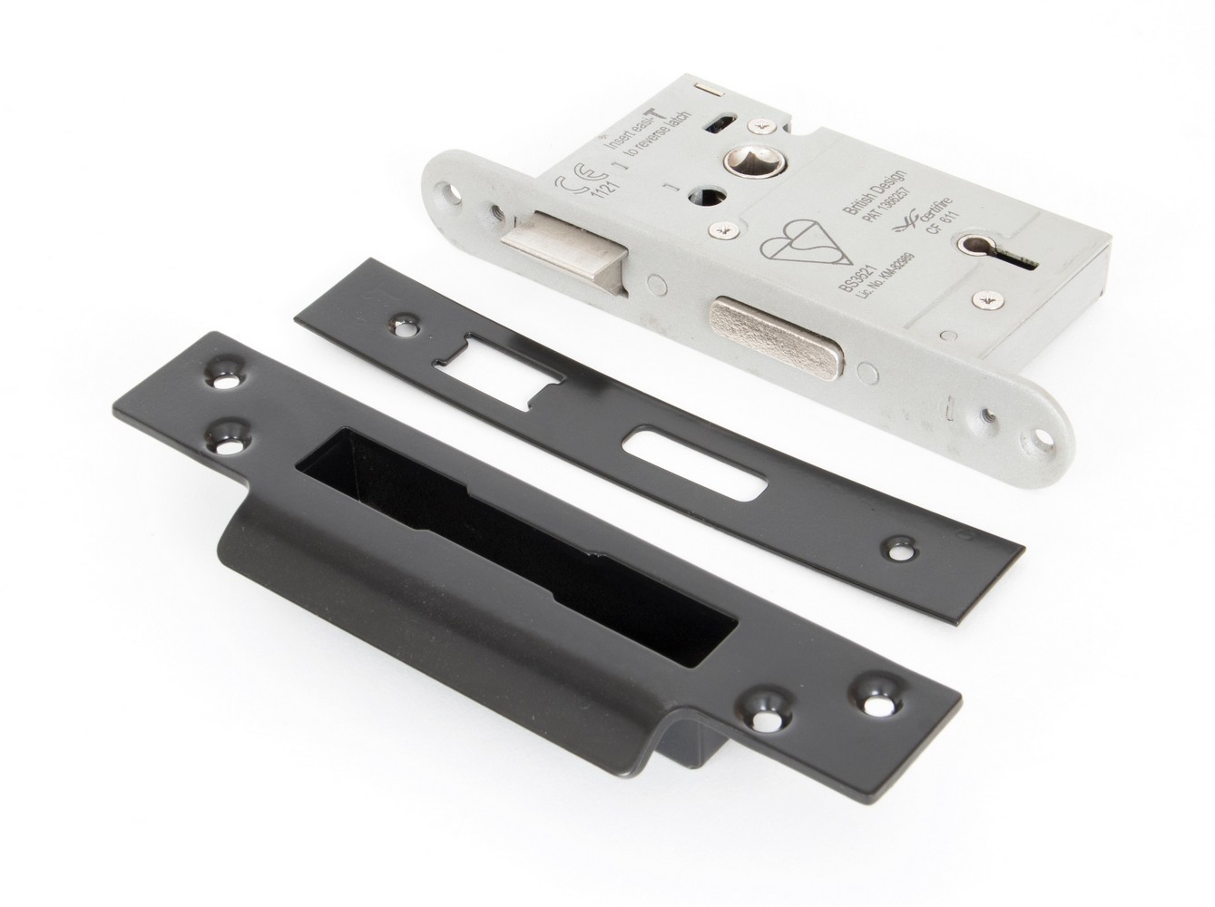 Black 5 Lever Heavy Duty Sash Lock - Finish - Image 2