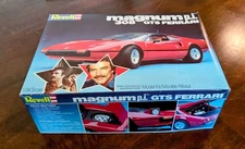 Vintage 1982 Revell Magnum P.I. Ferrari 308 GTS 1:24 Scale Model Car Kit Selleck