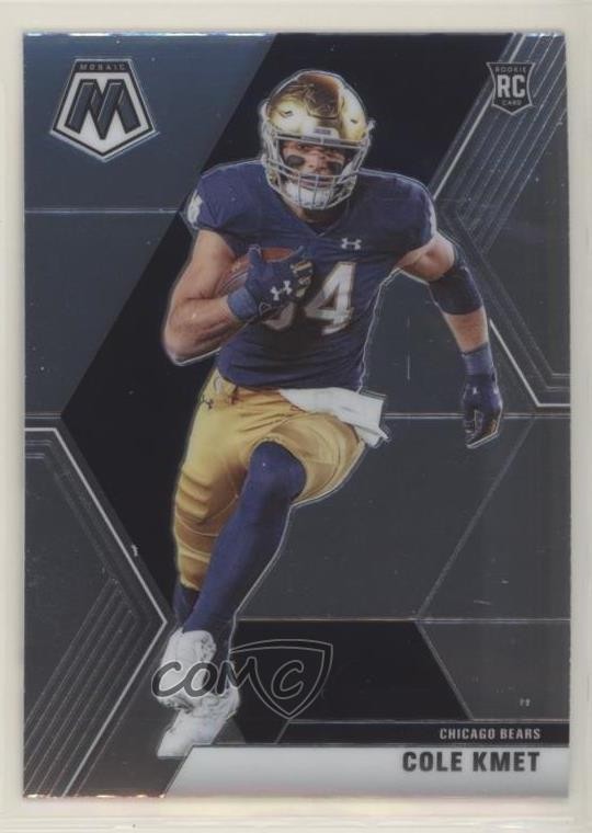 2020 Panini Mosaic Rookie Variations Cole Kmet #218 Rookie RC 0v1
