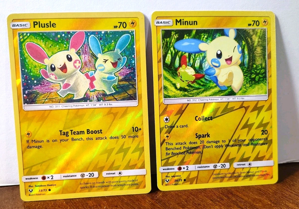 Plusle Minun In Pokémon Individual Trading Cards for sale | eBay