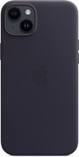 Genuine / Official Apple iPhone 14 Plus Leather Case - Midnight (Black)- New