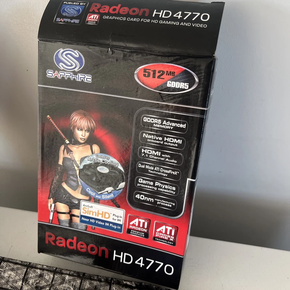 Sapphire GFX ATI Radeon HD4770 512Mb GDDR5 PCI-E Dual DVI - Image 2 of 4