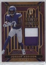 2023 Gold Standard Newly Minted Memorabilia Rose 10/24 Jordan Addison 19n6
