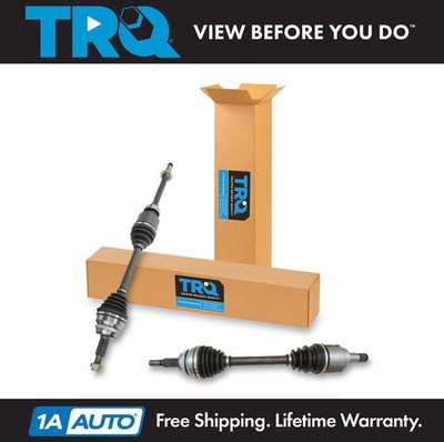 TRQ New Complete CV Axle Shaft Assembly Pair 2pc Set for Camry ES350 Avalon