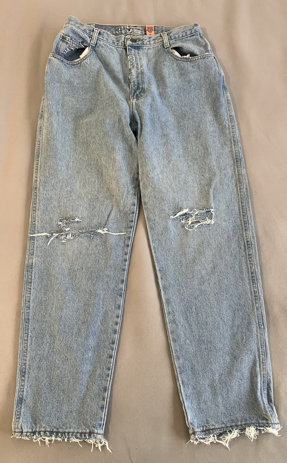 Vintage Gitano Mom Jeans Blue High Waist Tapered Leg Denim Womens 14 Average Y2K-image