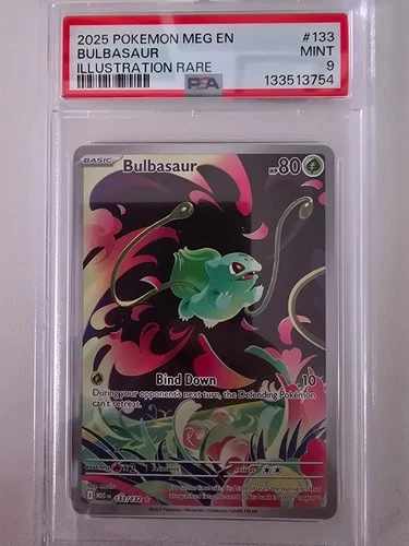 Bulbasaur PSA 9 Box Topper