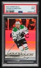 2024 Upper Deck Series 1 Young Guns Silver Foil Logan Stankoven PSA 9 MINT 1e7g