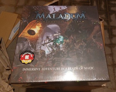 Maladum: Dungeons of Enveron - Brettspiel Boardgame - Kickstarter Edition