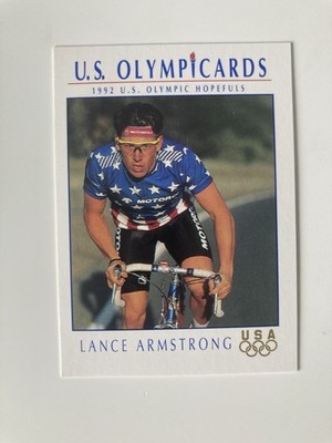 1992 Impel U.S. Olympicards - Lance Armstrong #31 Rookie