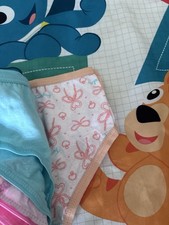 PK3- 6 Pairs Comfty Underwear Little Girls Briefs Undies Girls Size 8 or 130
