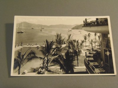4 Hotel Club De Pesca Acapulco Gro, Mexico Real Photo Postcards