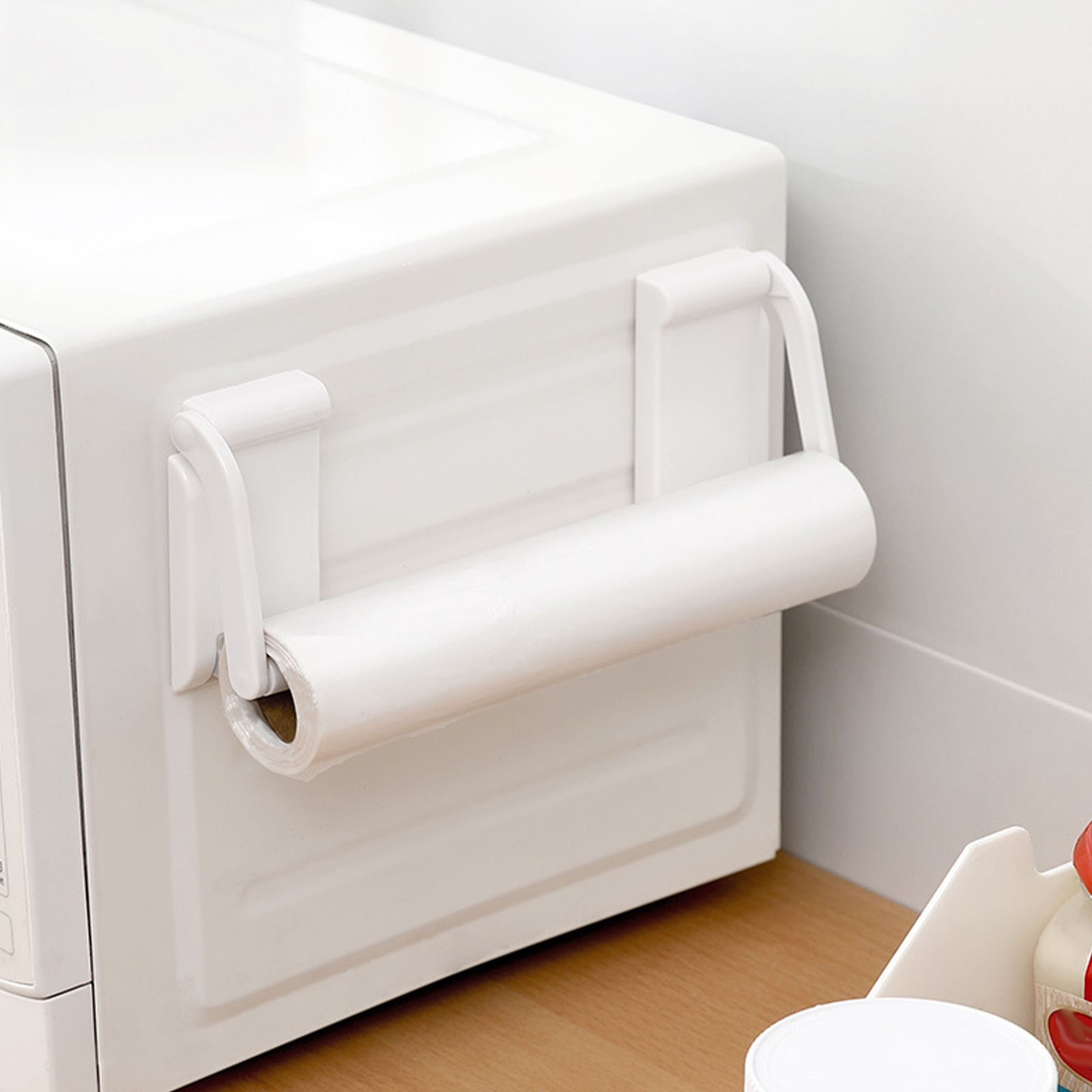 Wall Paper Towel Holder Magnetic Space Saving Wall Mount Tissue Roll Rack For