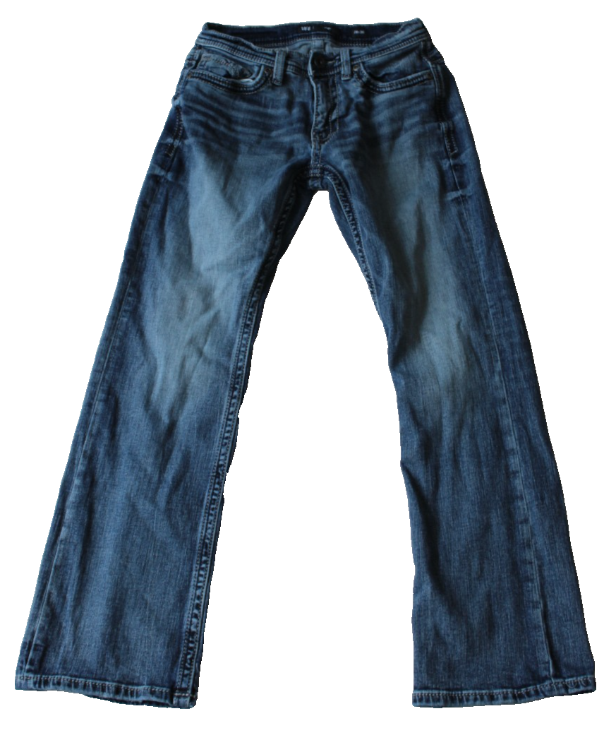 BKE Aiden Women's Jeans Size 28x30 Blue Bootcut Wide Leg Y2K Denim Distressed