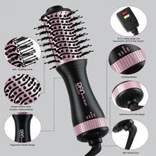 DAN Technology 2-Inch Hot Air Brush 4-in-1 Hair Dryer Volumizer New Open Box