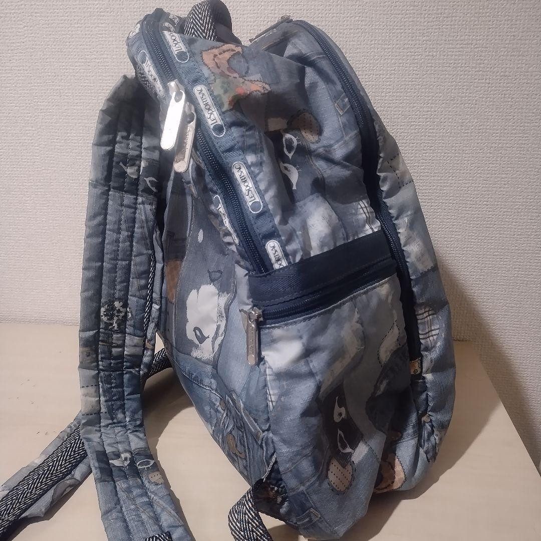 LeSportsac denim style patchwork pattern all over… - image 4