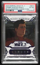 2023 Upper Deck Marvel What If? Cosmic Stone Relics 22/23 Spider-Man PSA 6 0bk3