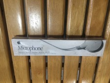 Apple Vintage Microphone: 1991 Apple Mac Microphone White Box 699-5098-A sealed