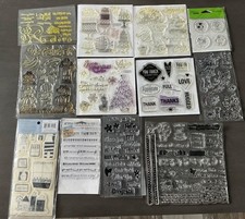 Clear stamps. Some Close to my Heart Brand. Some new