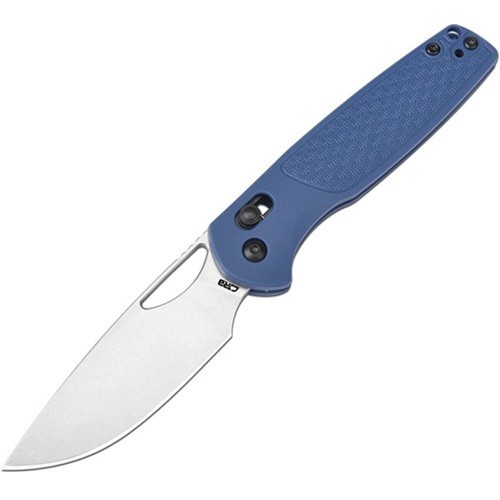 CJRB Acacia Crossbar Lock Folding Knife Blue FRN