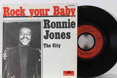 RONNIE JONES Rock Your Baby 7'' SINGLE Vinyl POLYDOR 1974 Exzellent