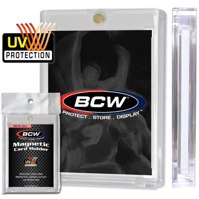 1000 Toploaders BCW 3x4" – Fundas Rígidas Para Tarjetas Deportivas, Semi Rígidas, PVC Transparente