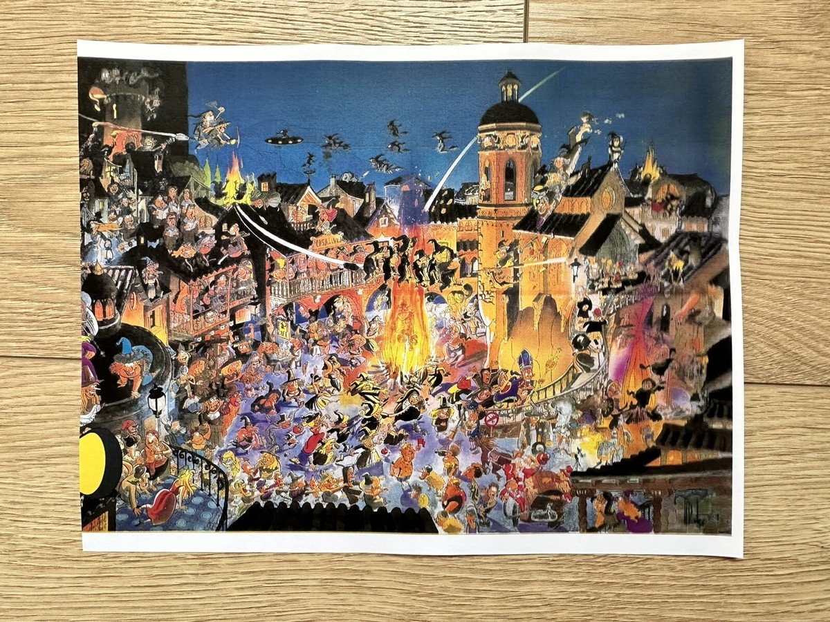 Puzzle 1500 pièces : Rivière de l'Histoire, Hugo Prades - Heye - Rue