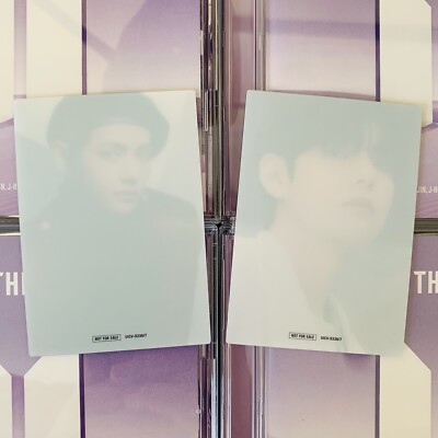 💜[US] BTS THE BEST Official Clear Photocard 2 pcs Set Photo Card