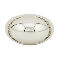 BVLGARI 0.40ctw Round Brilliant Diamond Accented Dome Ring in 18KWG - SZ 6.75