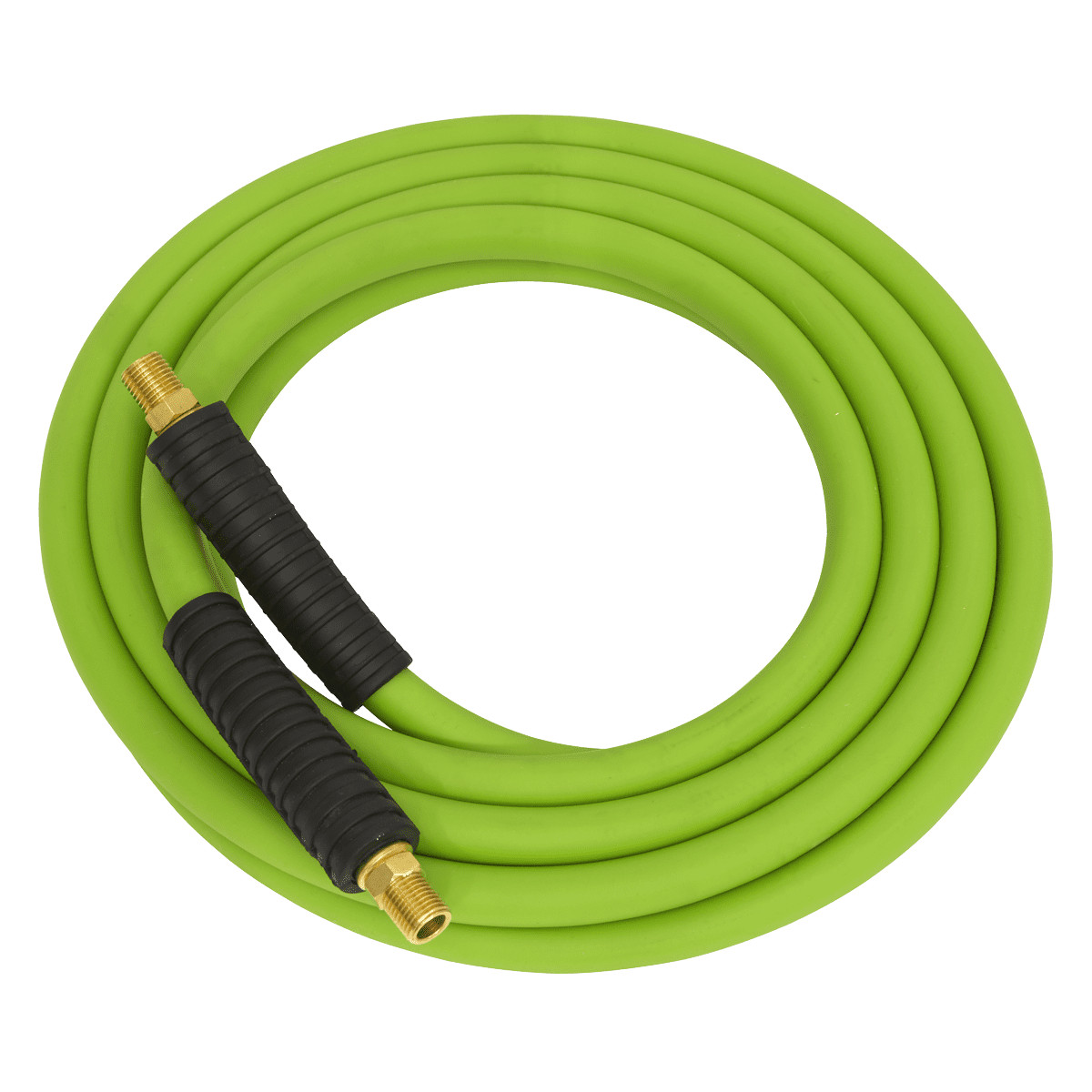 Sealey AHHC10G High-Visibility Hybrid Air Hose with 1/4""BSP Unions 10m x 8m