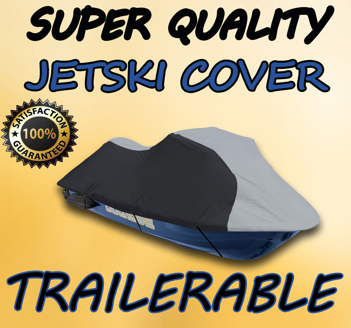 Sea-Doo SeaDoo GTI Limited 155 2011-2017Jet Ski Watercraft Cover Grey/Black Sea-Doo SeaDoo GTI Limited 155 2011-2017Jet Ski Watercraft Cover Grey/Black