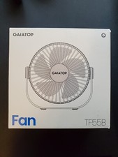 Gaiatop USB Black Desk Fan Powerful Portable Quiet 3 Speeds
