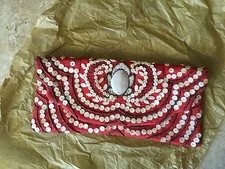 Moyna New York Mother Of Pearl Cluch Bag New 