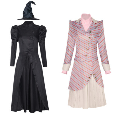 2024 Halloween Movie Wicked Wizard Cosplay Elphaba Black