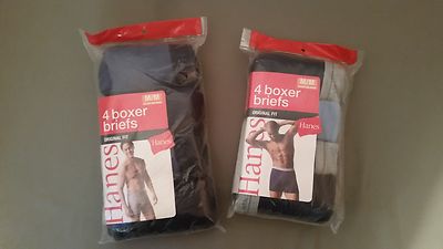 new hanes mens 4 pack boxer briefs.