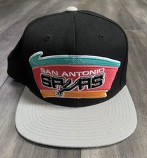 San Antonio Spurs Mitchell  Ness Snapback Hat Retro Hardwood Classics HWC NBA