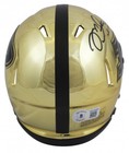 Mike Alstott Signed Purdue Boiler Makers Alternate Speed Mini Helmet (Beckett) — photo 2