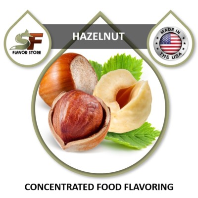 Hazelnut Food Flavor Drops Flavoring Concentrate - 1oz/30ml - SageFox - FL098